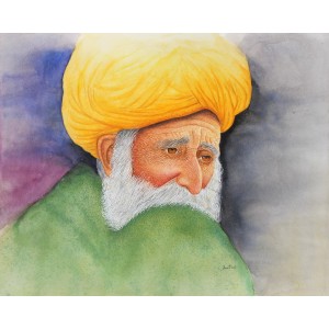 Imtiaz Ali, 16 x 14 Inch, Watercolor On Paper, Figurative Painting, AC-IMA-031
